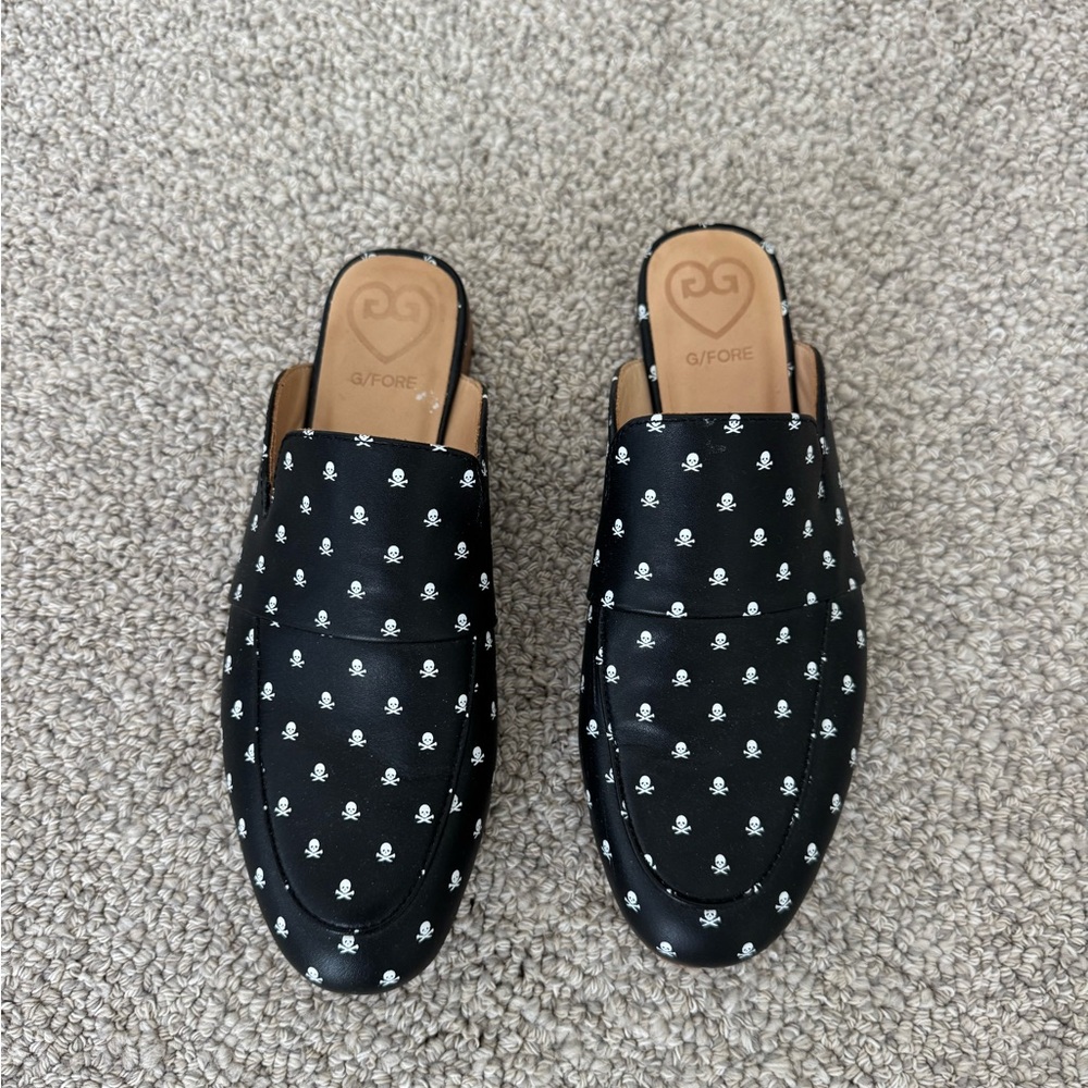 G/Fore Killer Skull Mules Street Shoes